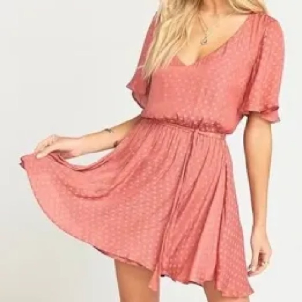 Show Me Your Mumu Anastasia Polka Dot Dress Medium